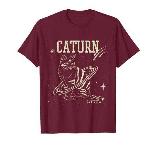 Caturn cat lover gift T-Shirt