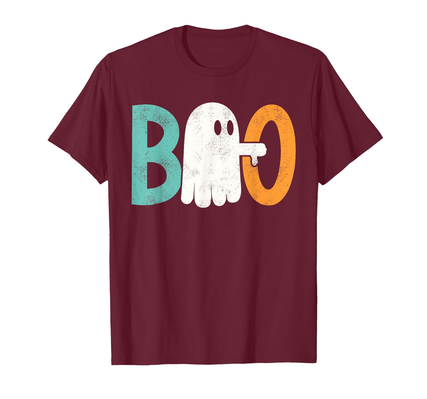 Funny Thumbs Down Boo Ghost Halloween Spooky for Men Women T-Shirt