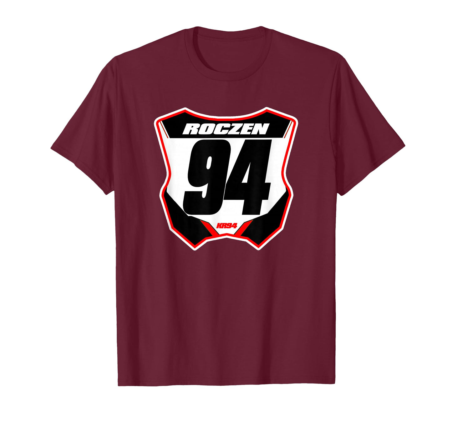 Dirt Bike Number Plate T-Shirt