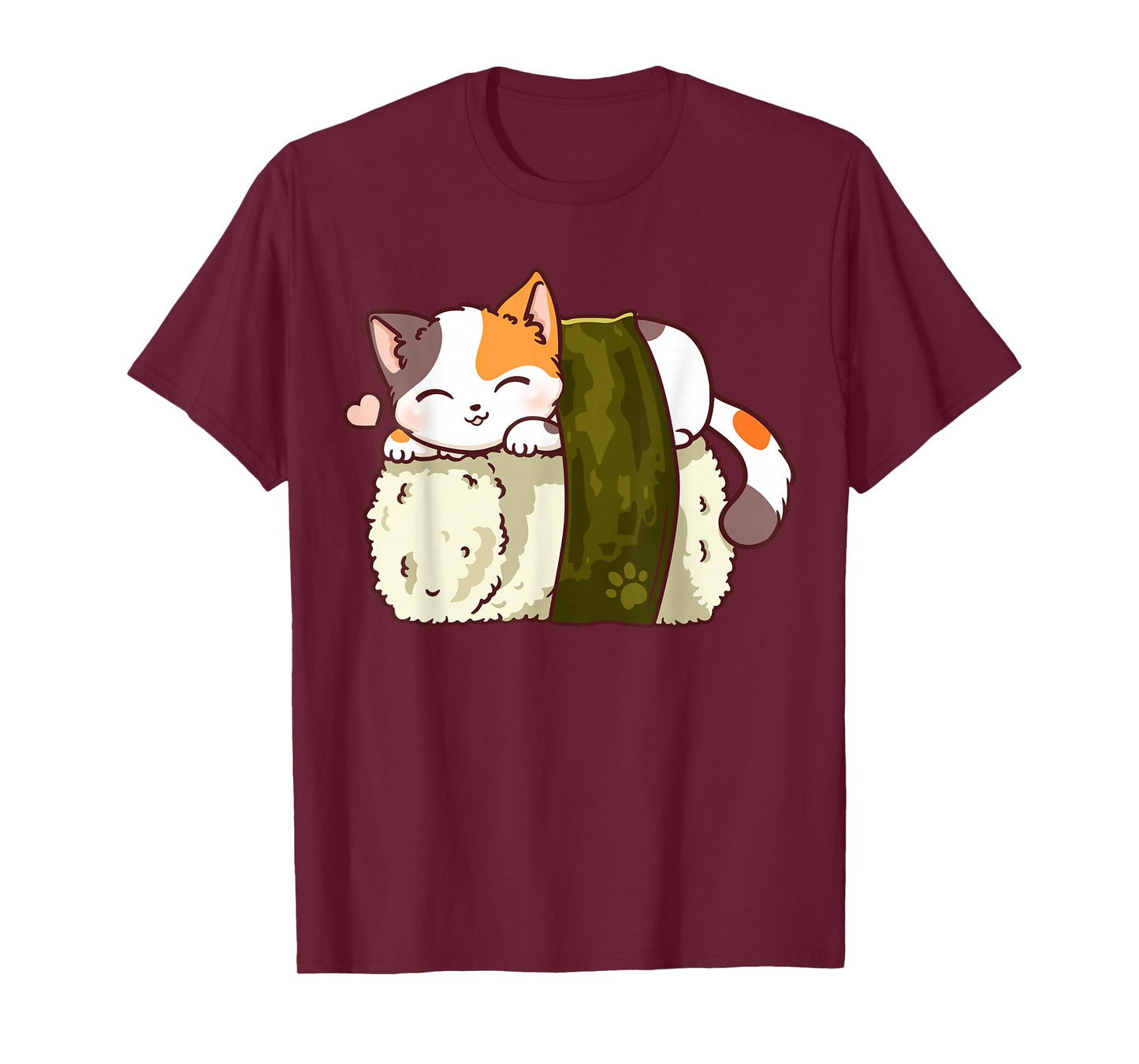 Sushi Cat Kawaii Anime Neko Japanese T-Shirt