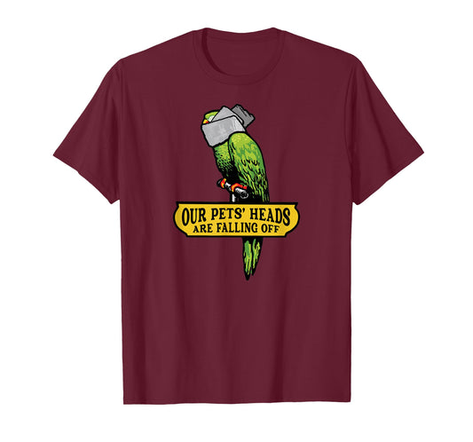 Our Pets' Heads are Falling Off Vintage Design Animal Movies T-Shirt