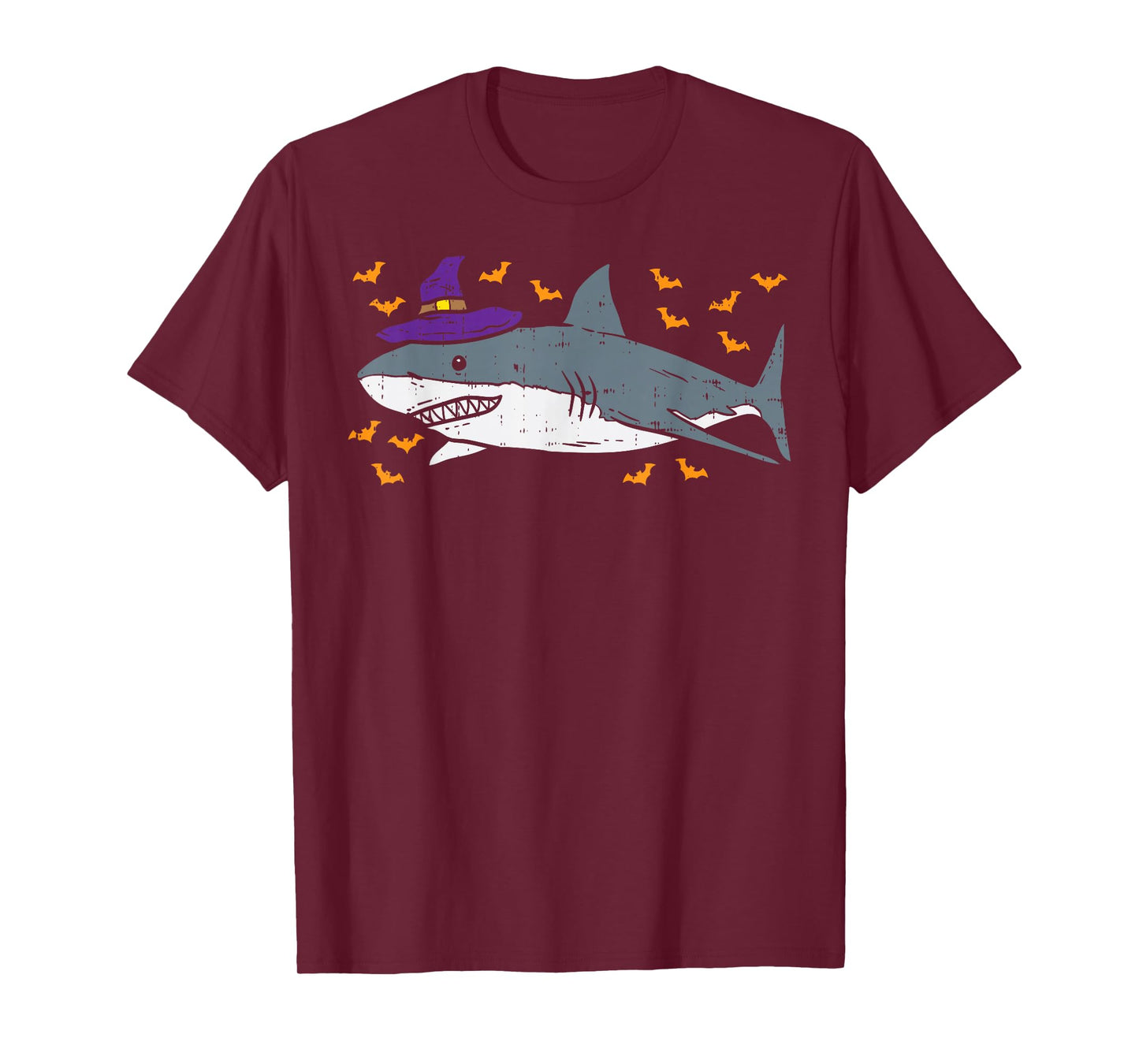 Shark Witch Funny Animal Halloween Men Women Kids Gift T-Shirt
