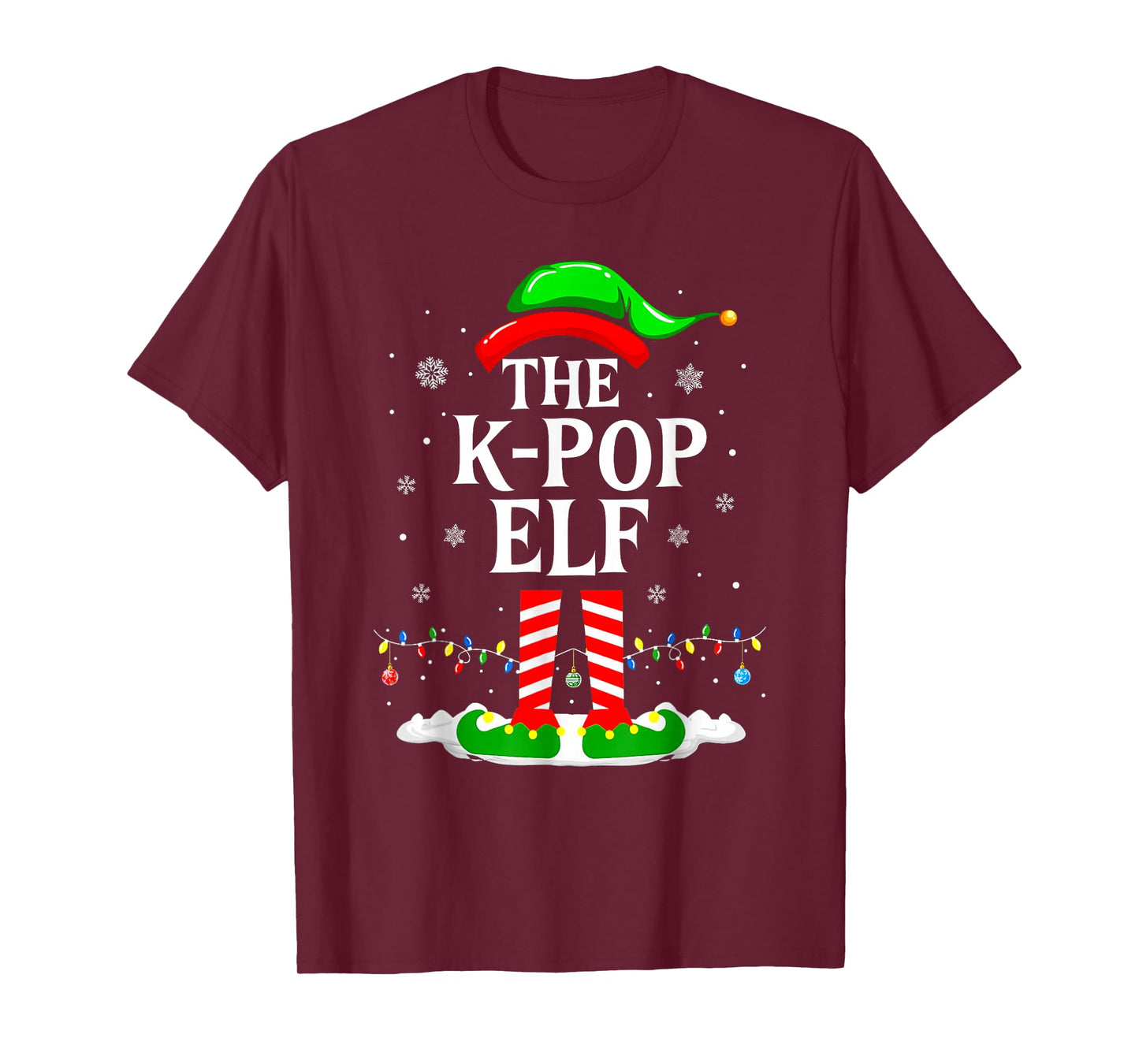 K-Pop Elf Christmas Family Group Xmas Pajama Women Girls T-Shirt