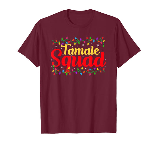 Tamale Squad Funny Christmas Baking Food Family Cooking Xmas T-Shirt