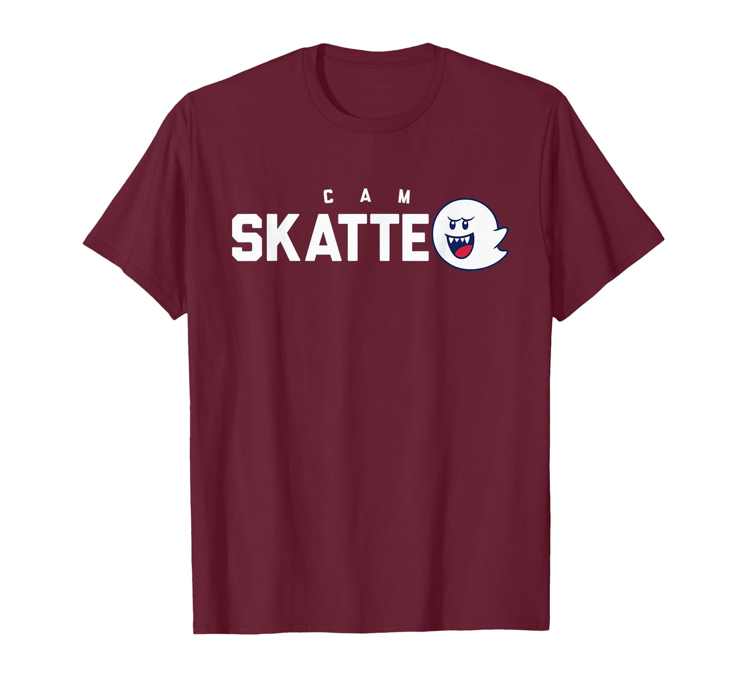 Vintage Cam Skattebo Skatte-Boo Cute Ghost Football Lovers T-Shirt