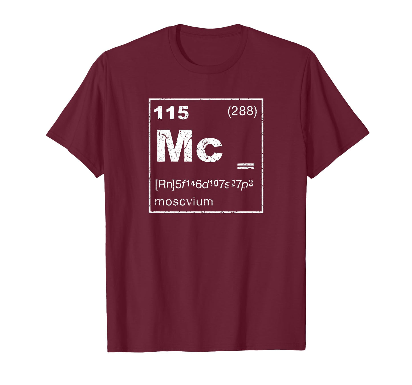 Element 115 Moscovium Periodic Table Graphic T-Shirt