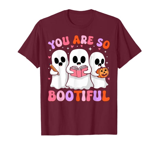 You Are So Bootiful Cute Halloween Ghost men women kids T-Shirt