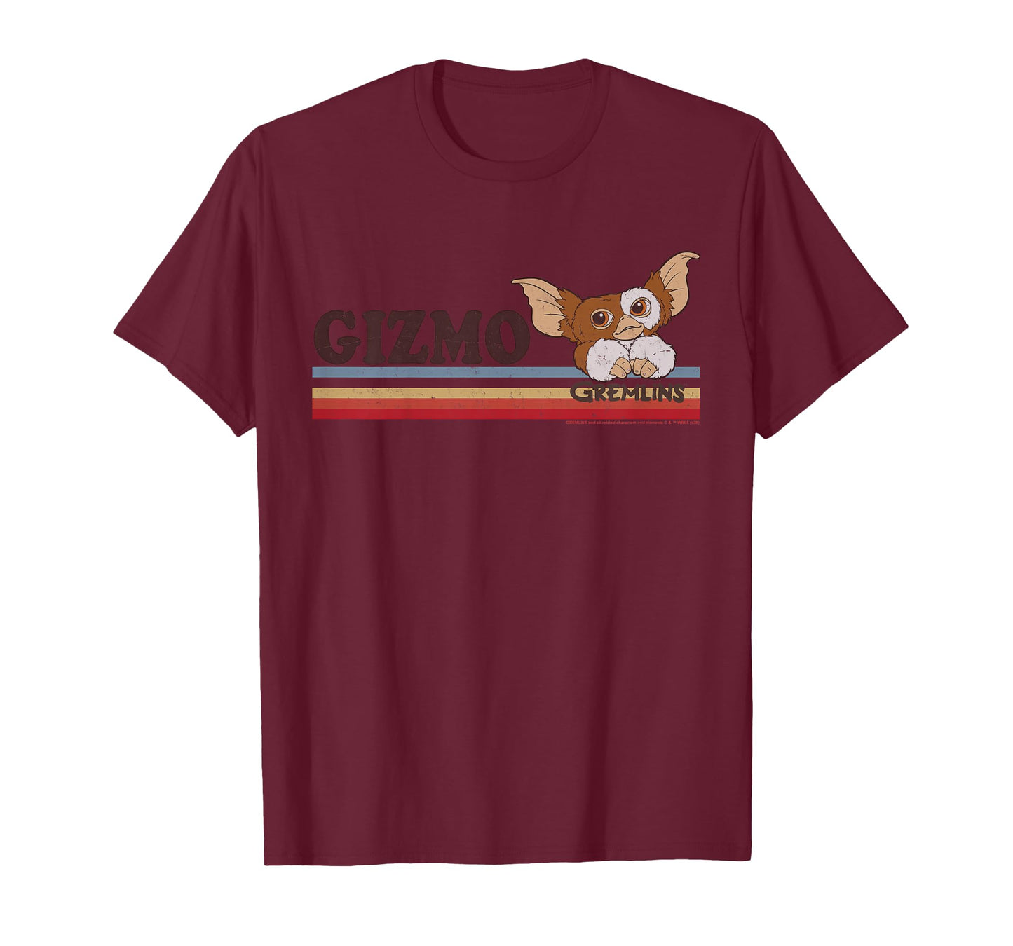 Kids Gremlins Gizmo Retro Stripes T-Shirt