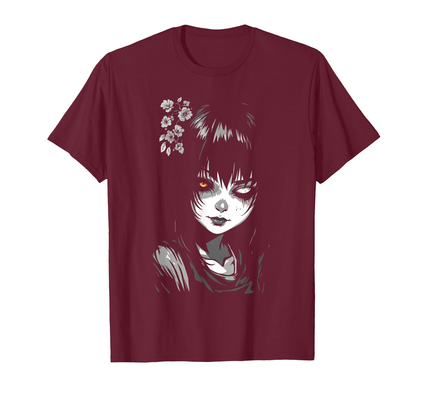 Horror Anime Manga Tee I Gothic Outfit I Japanese Chibi Girl T-Shirt