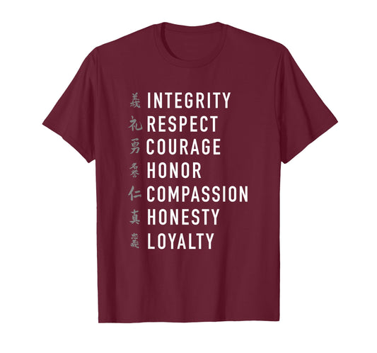The Samurai Way Bushido Code T-Shirt