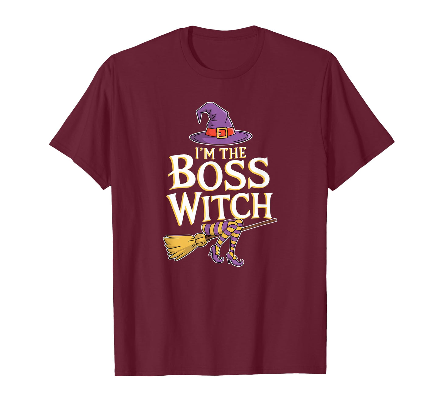 I’m The Boss Witch, Funny Witch Matching Costume Halloween T-Shirt