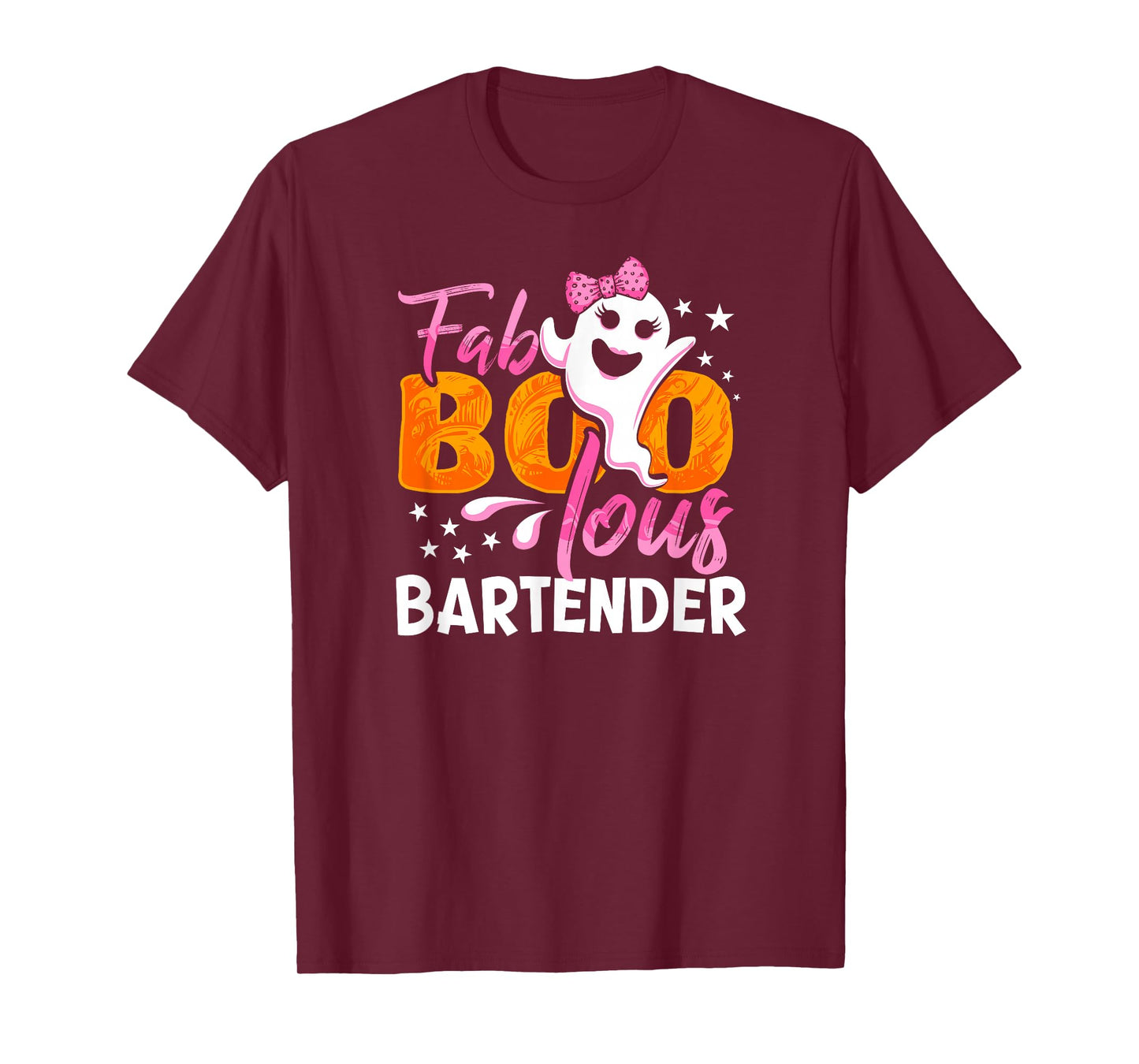 Bartender Halloween Womens Fab BOO Lous T-Shirt