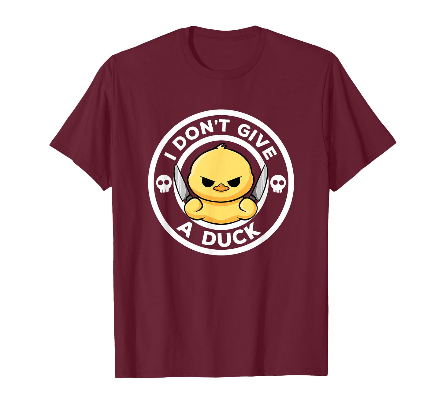 I Don't Give A Duck Lover Funny Duck Owner Rude I Love Duck T-Shirt