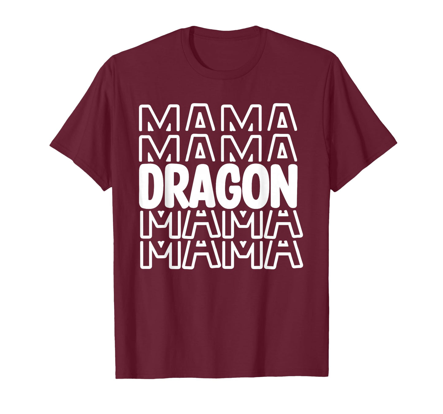 Dragon Mama School Mascot Mom Parent Game Day Shirt T-Shirt