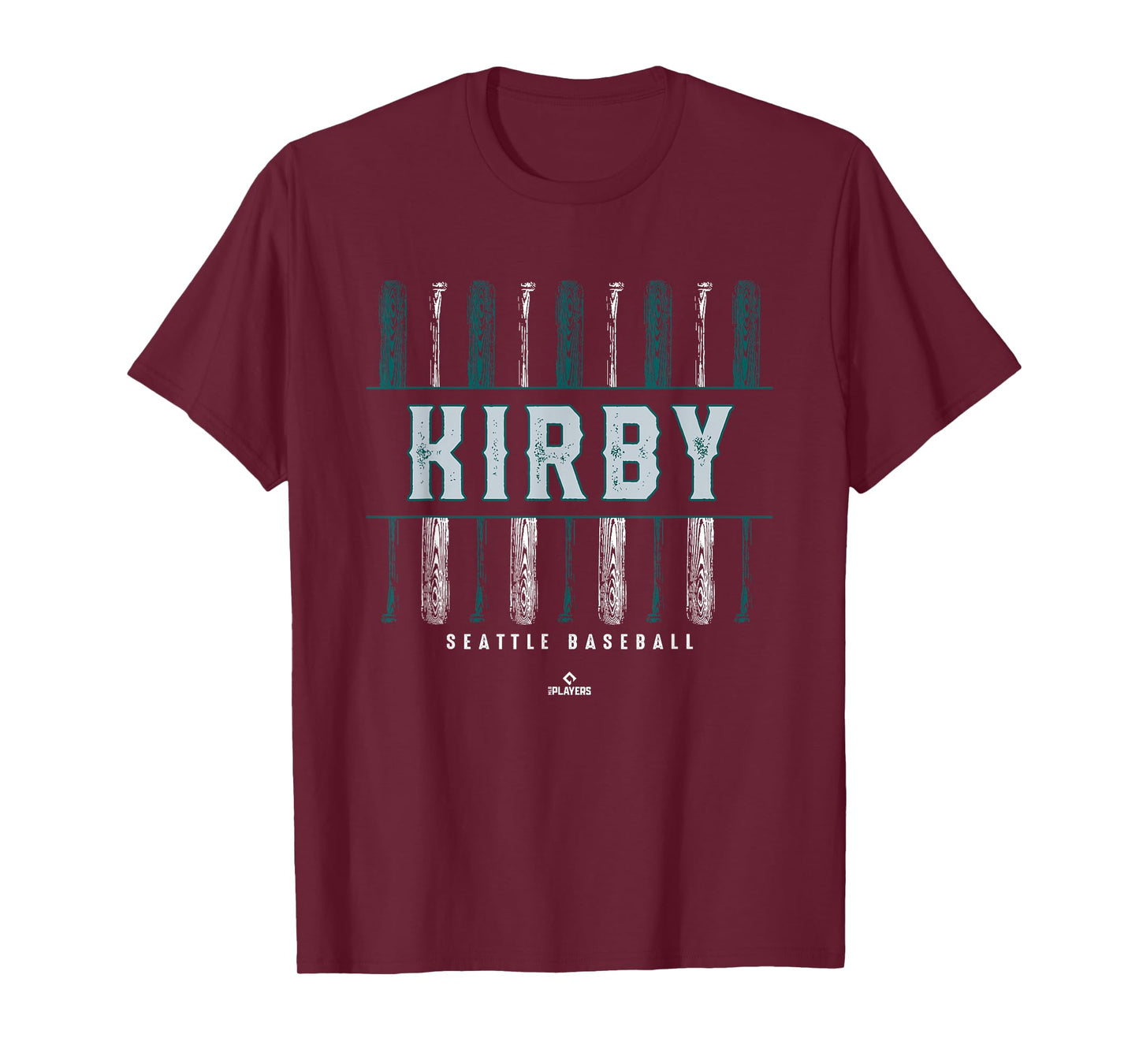 Vintage Baseball Bat Gameday George Kirby Seattle MLBPA T-Shirt