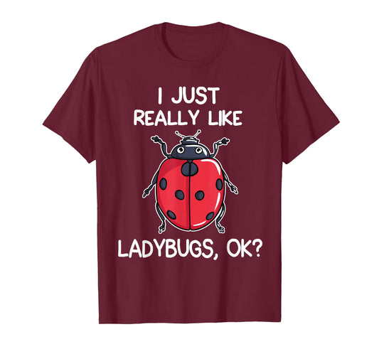 I Like Ladybird Lover Gift T-Shirt