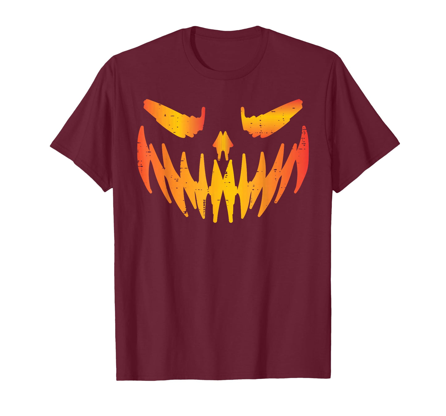 Halloween Jack O Lantern Pumpkin Face Costume Men Women Kids T-Shirt