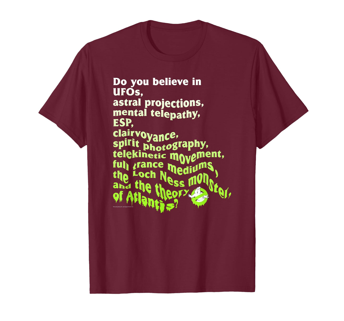 Ghostbusters Do You Believe In Funny Retro Movie T-Shirt