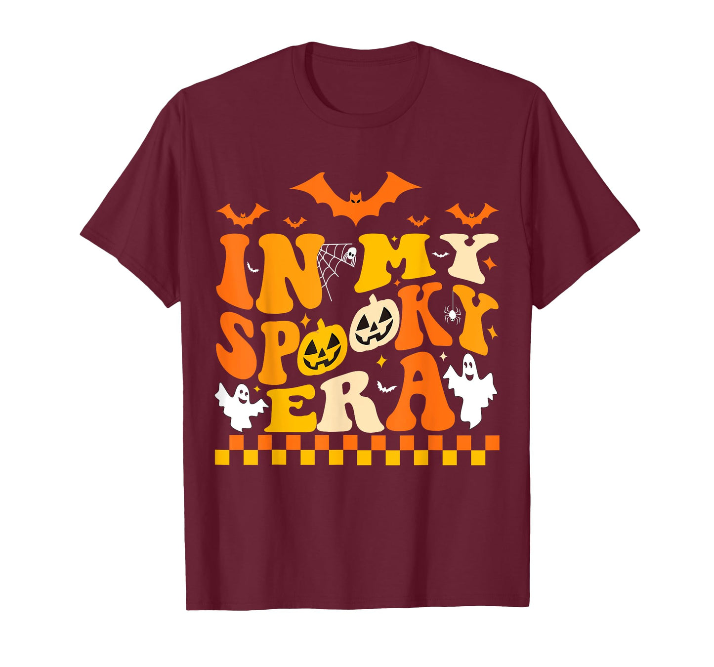 In My Spooky Era Halloween Ghost Groovy Hippie Halloween T-Shirt