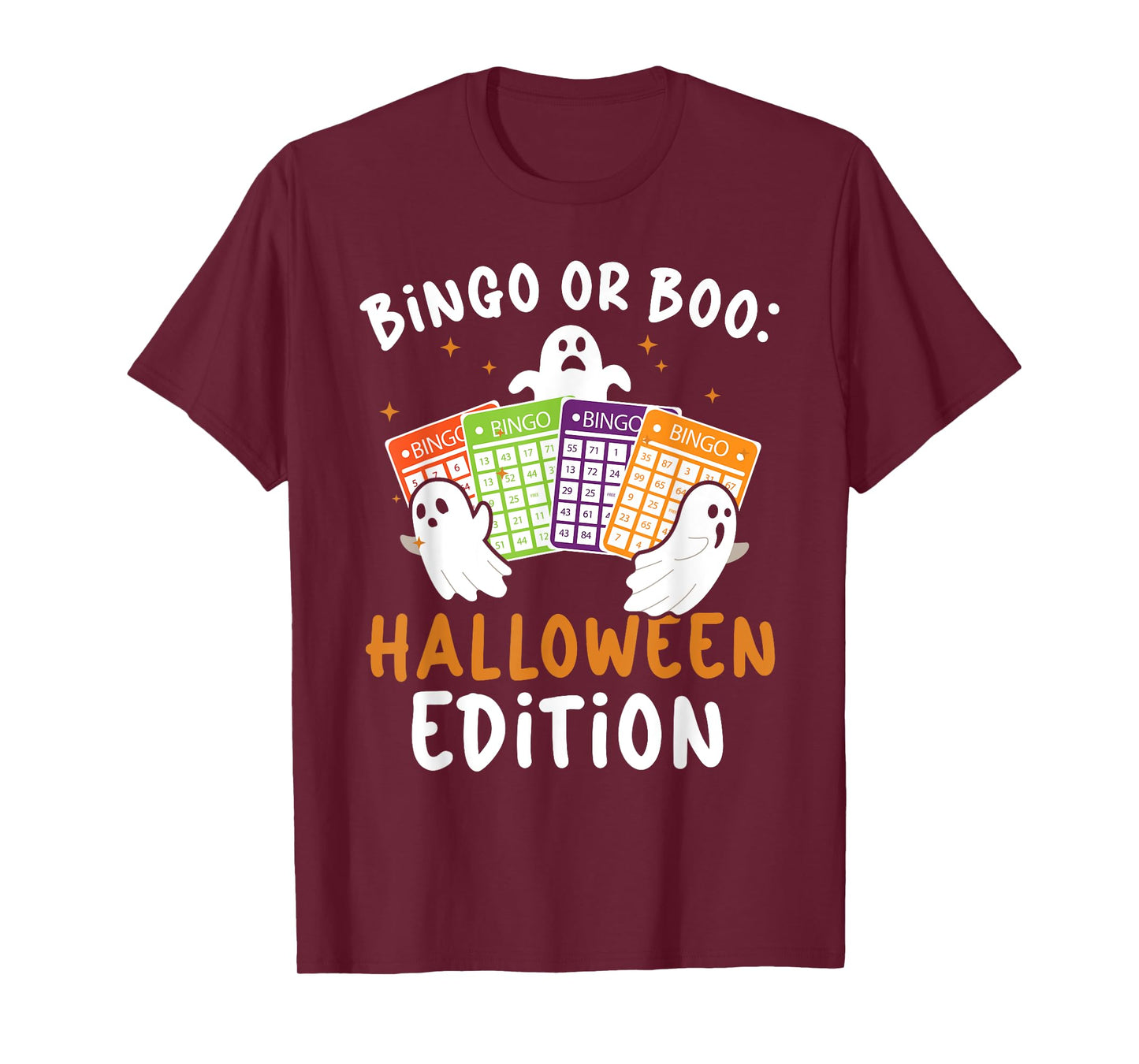Bingo Halloween Trick Or Treat Bingo Player Bingo Caller T-Shirt