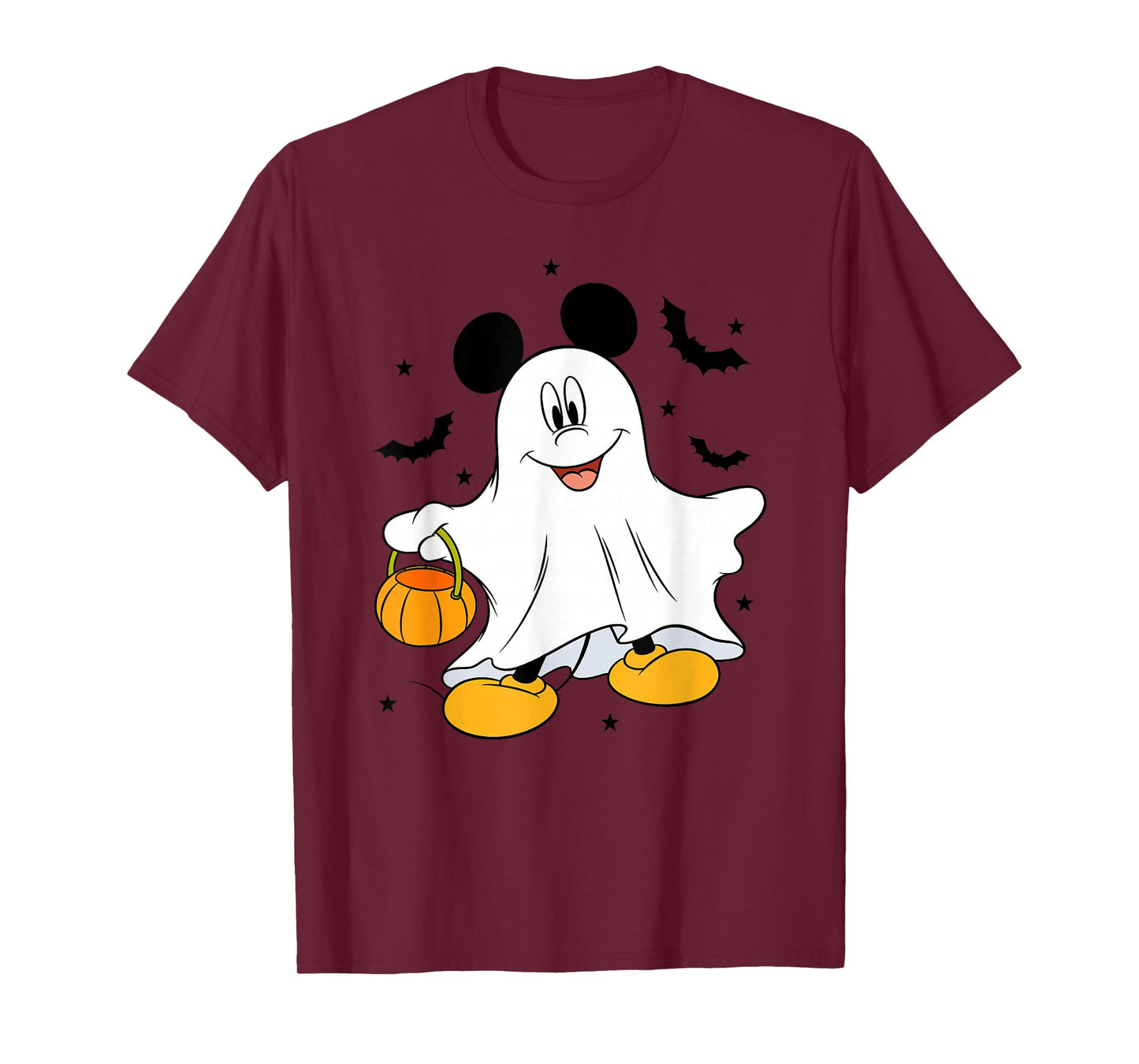 Disney Mickey and Friends Halloween Ghost Mickey Mouse T-Shirt