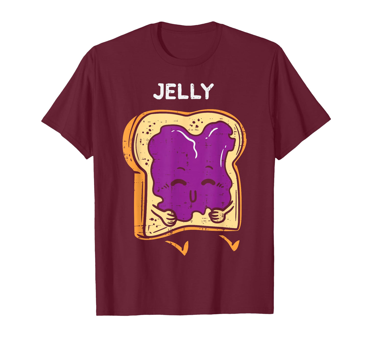 Jelly Toast Cute Matching Halloween Couples Him And Her T-Shirt