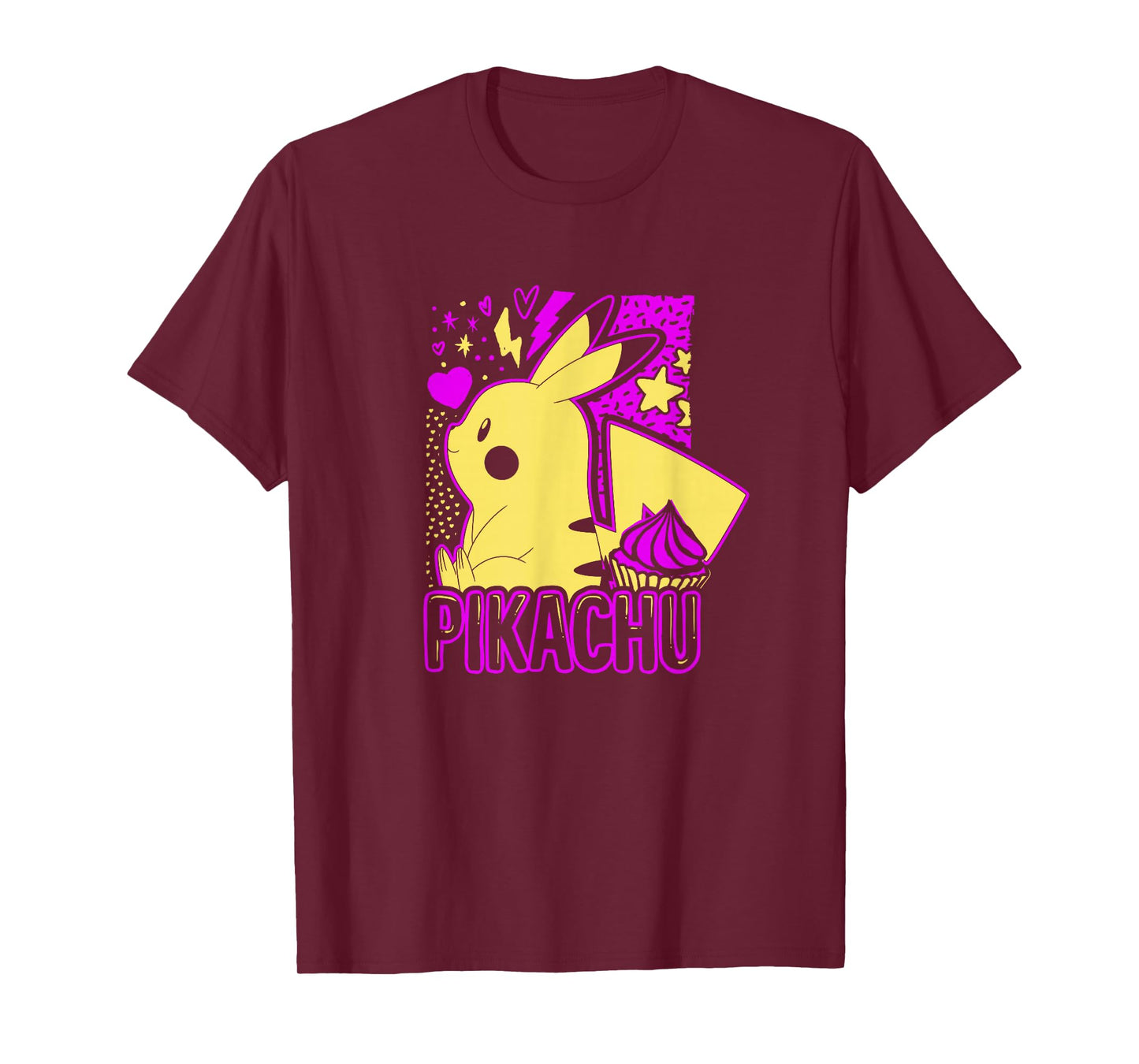 Pokémon Pikachu Cute Neon 025 Lightning Pocket Monster T-Shirt