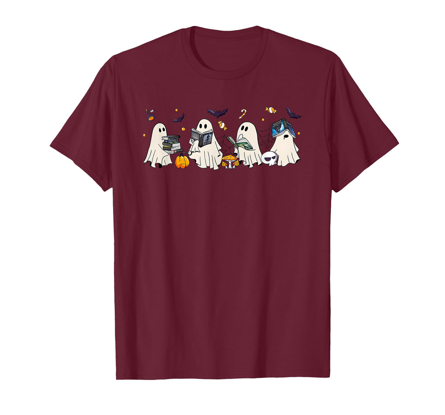 Bookish Ghost Throne Of Glass Halloween T-Shirt