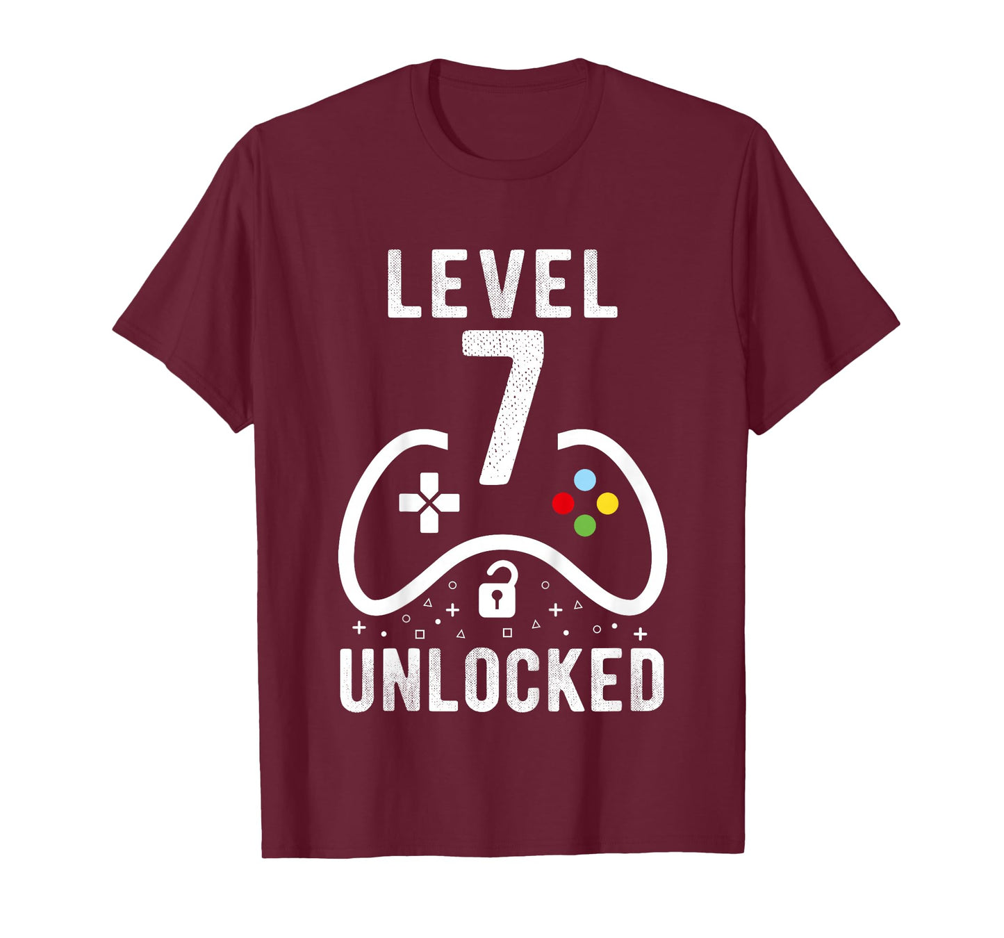 Level 7 Unlocked Video Game 7th Birthday Gift T-Shirt