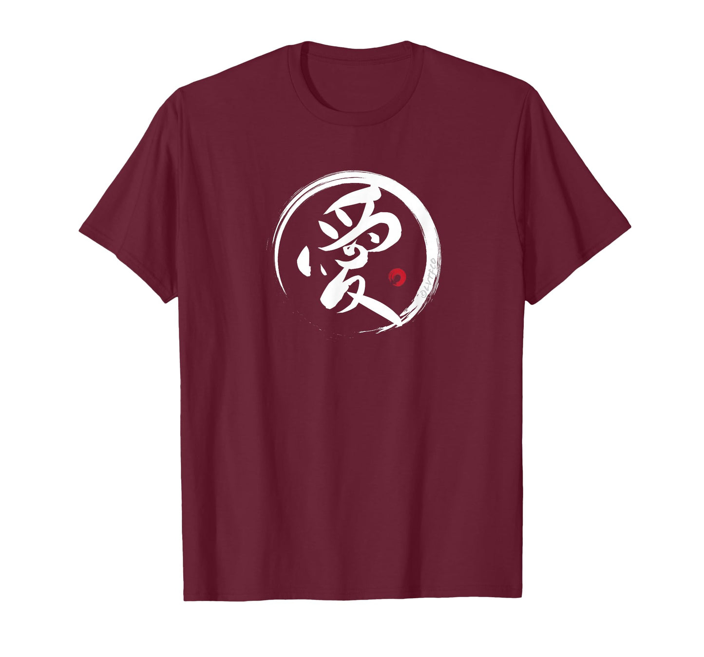 "LOVE" Japanese Brush Writing Kanji Word T-Shirt