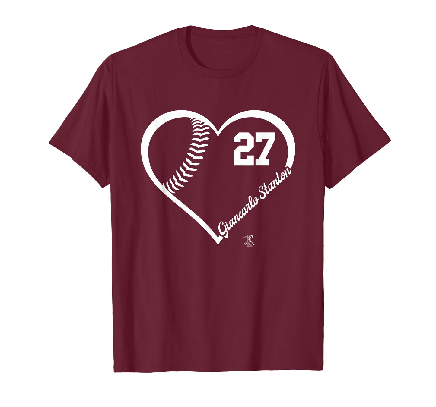 Giancarlo Stanton Player Heart Number New York MLBPA T-Shirt