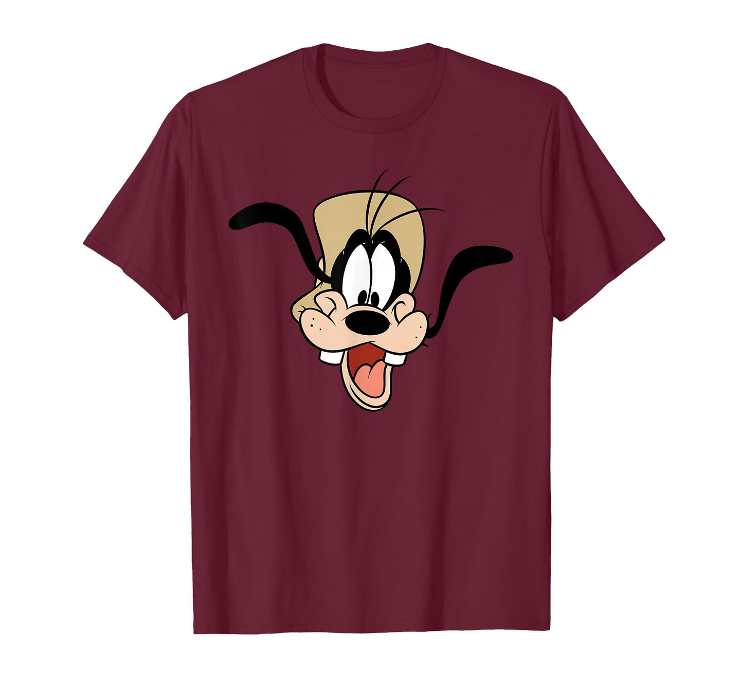 Disney A Goofy Movie 30th Anniversary Fishing Goofy Big Face T-Shirt