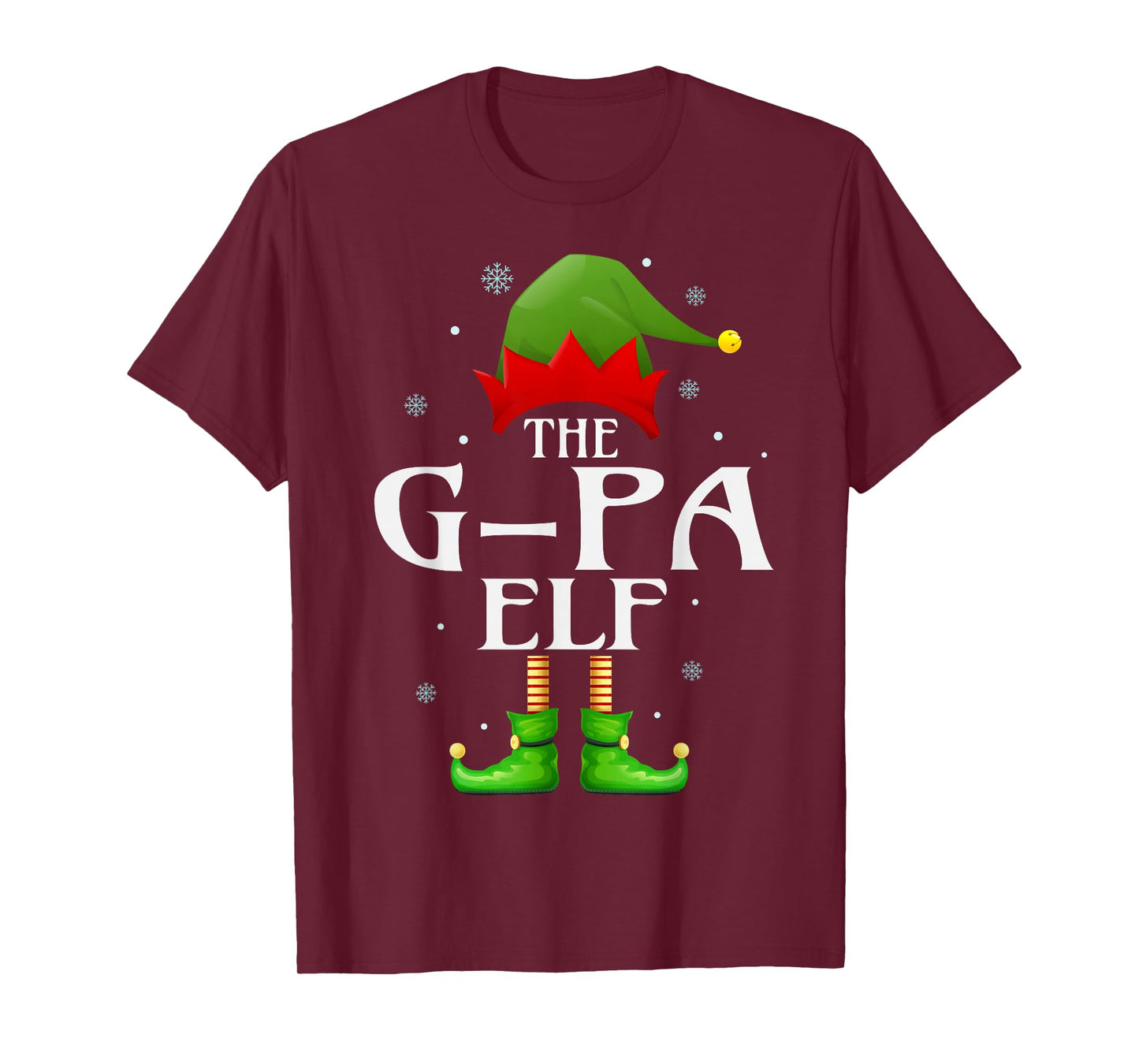 G-Pa Elf Xmas Matching Family Group Christmas Grandpa T-Shirt