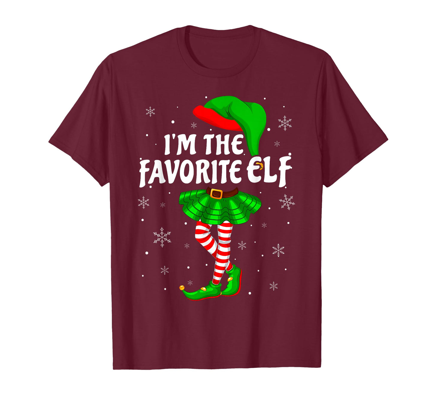 Christmas Crew Elf for Girls Boys Women Men Matching Xmas T-Shirt
