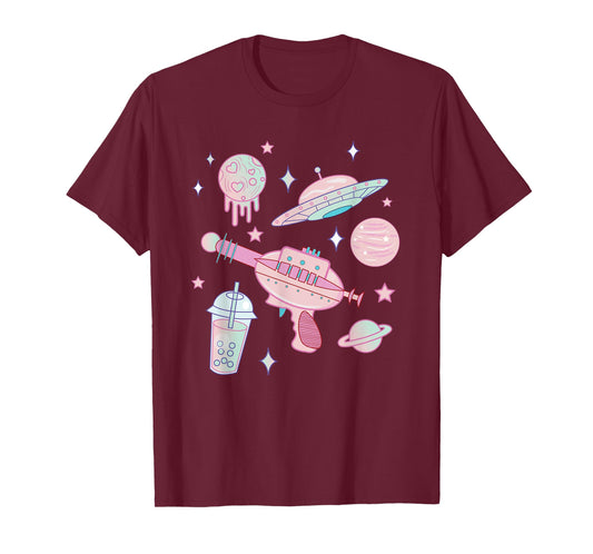 Alien Babe Pastel Goth Kawaii T-Shirt