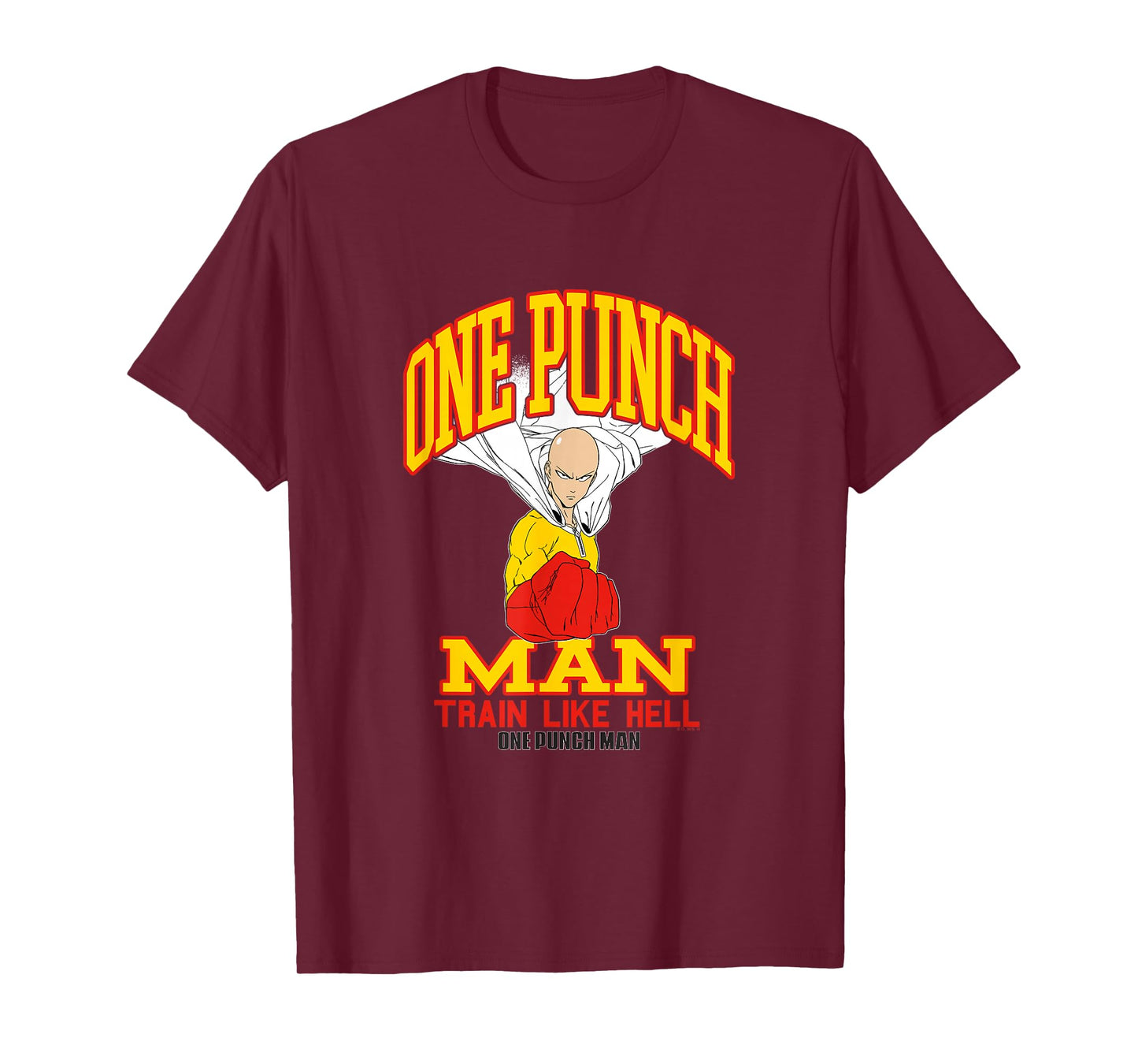 One Punch Man Saitama Train Like Hell T-Shirt