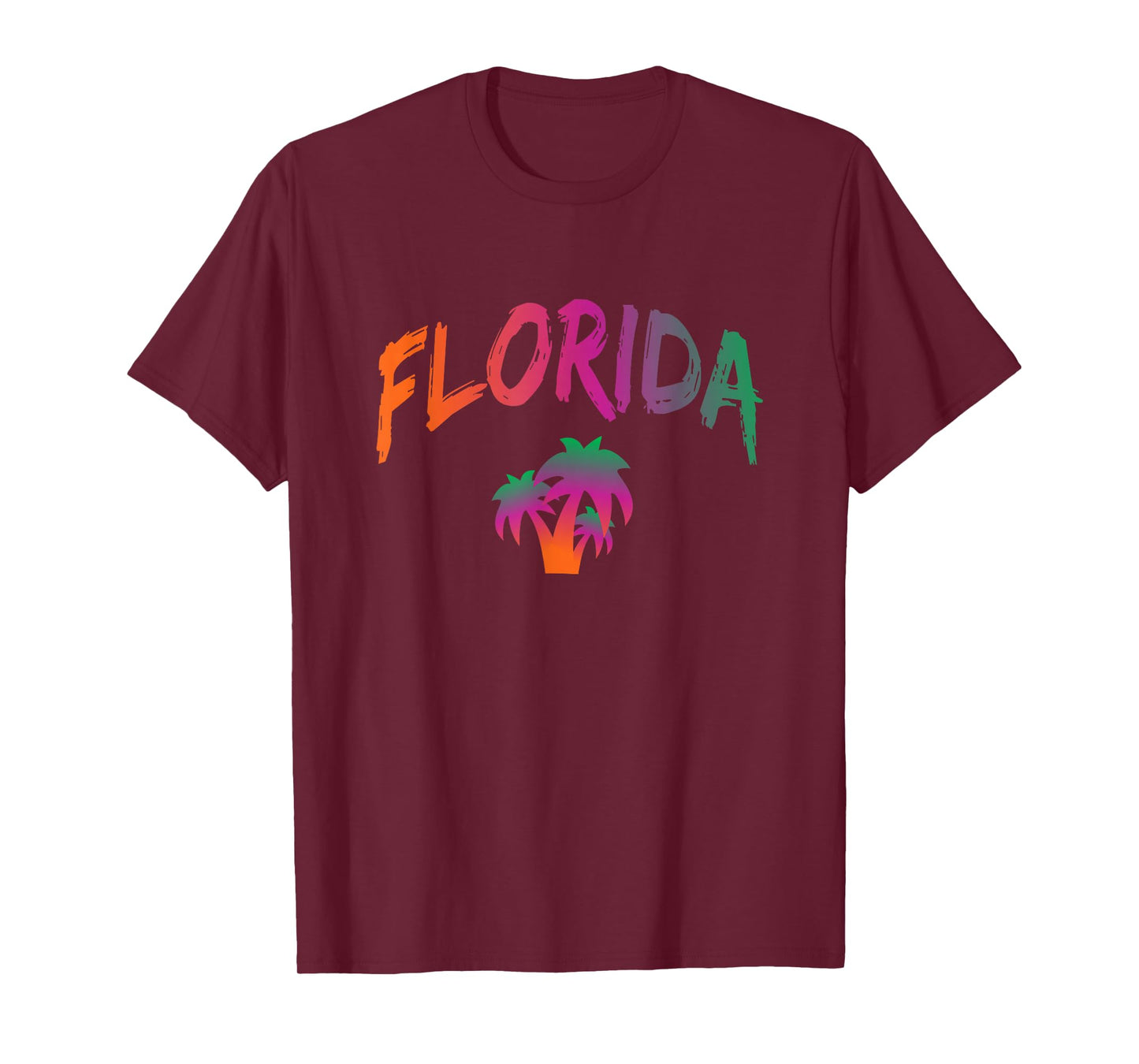 Florida - The Sunshine State - Tie Dye Text Print - Classic T-Shirt