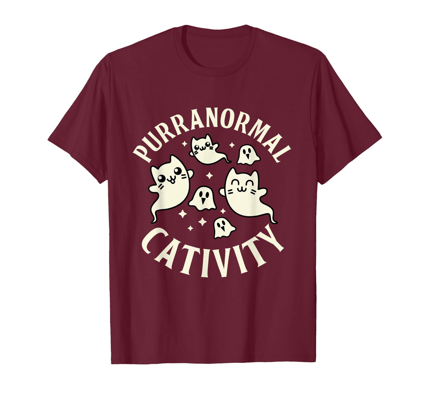 Purranormal Cativity - Cat Ghost Cute Scary T-Shirt