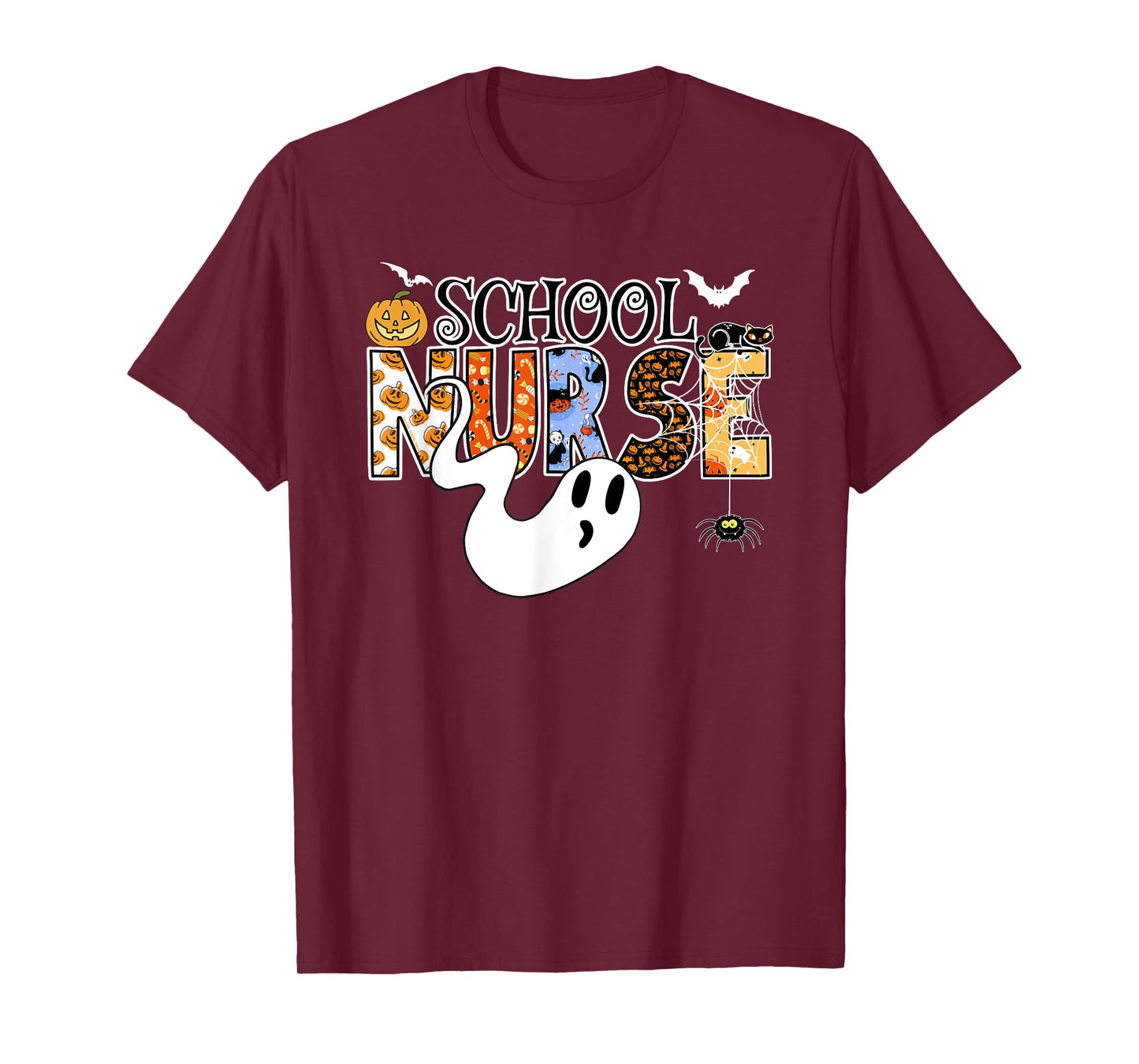 Fun SCHOOL NURSE Halloween Costume School Nurse Halloween T-Shirt