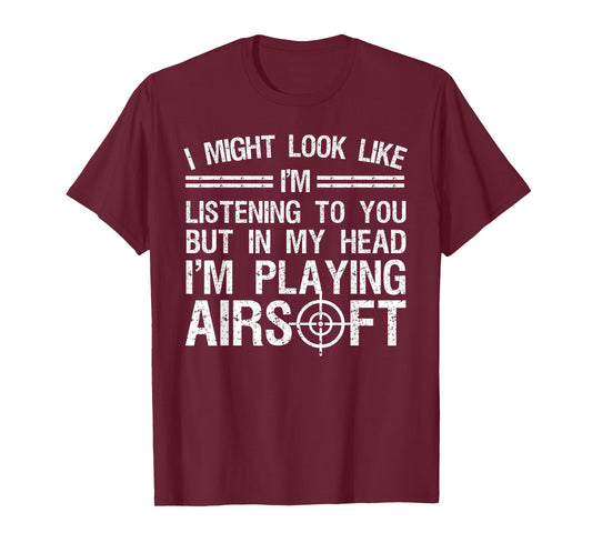 Cute Airsoft Art Men Women Tactical Shooting Combat Sport T-Shirt