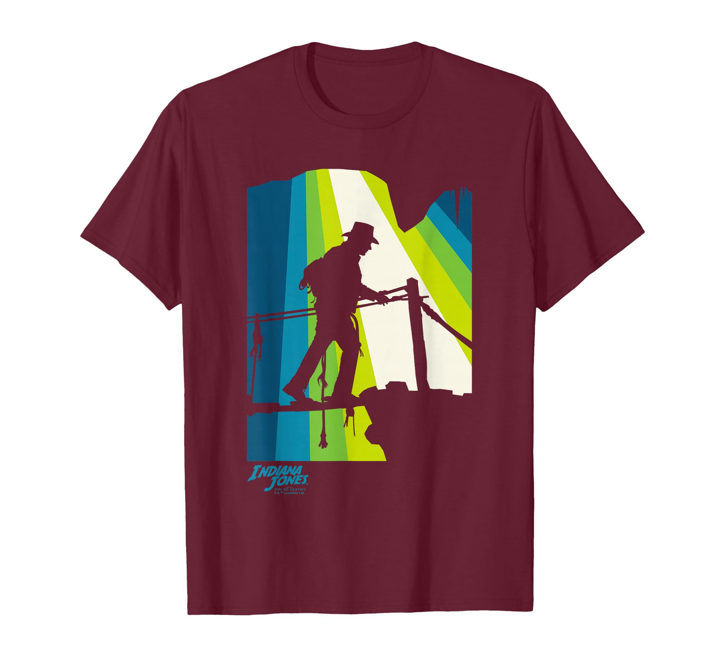 Indiana Jones and the Dial of Destiny Crossing Bridge Shadow T-Shirt