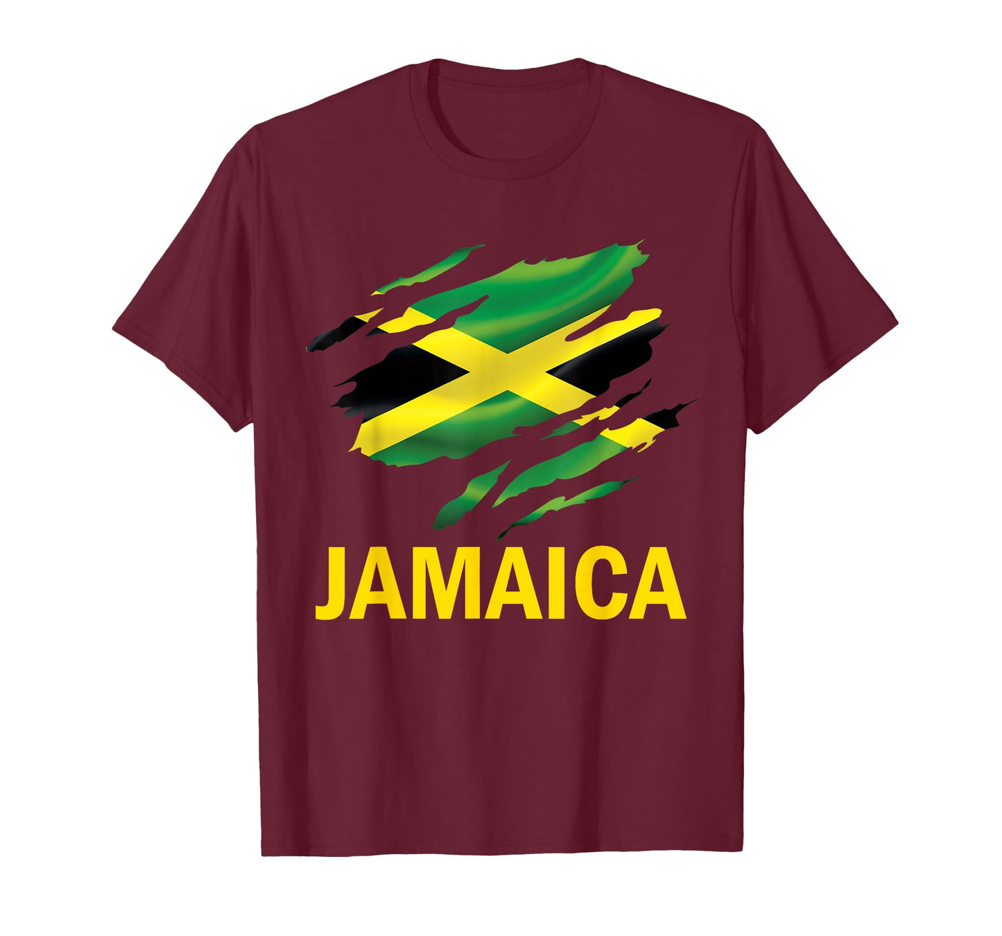 Jamaica Labour Party Jamaican Flag Map Patriotic Vintage T-Shirt