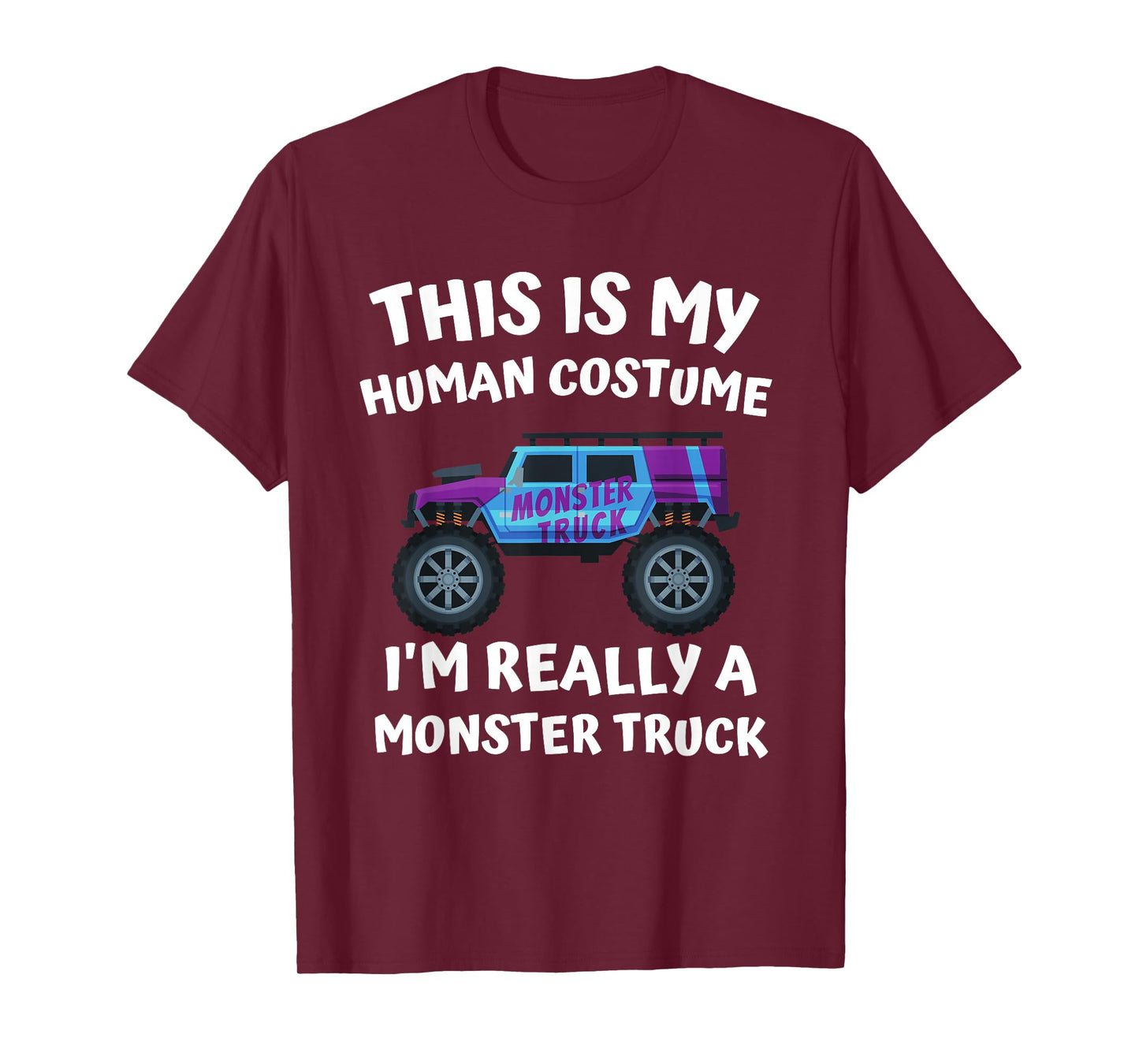 Monster Truck Halloween Costume Matching Group Toddler 5T 4T T-Shirt