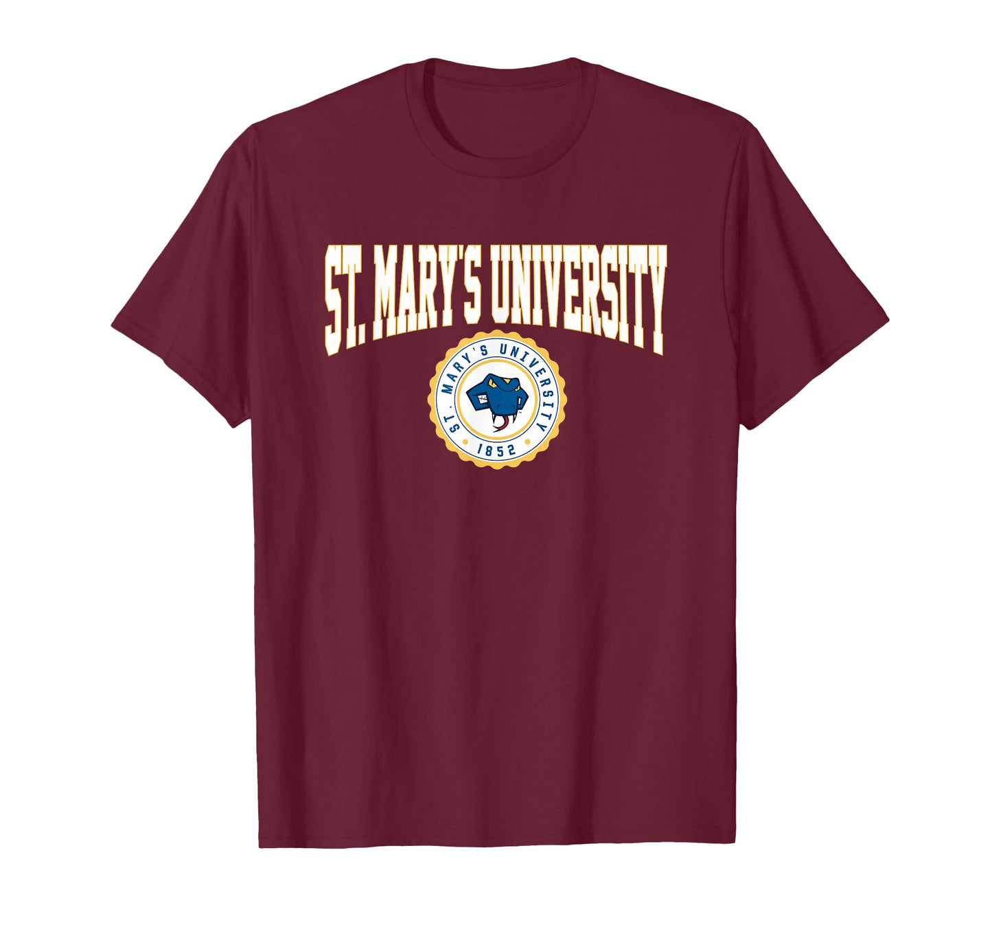 St. Mary's University StMU Rattlers Collegiate Seal T-Shirt