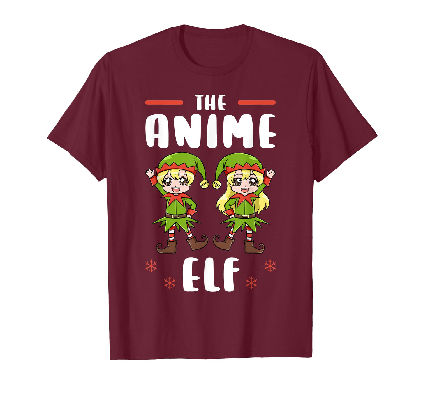 Christmas Anime Elf Kawaii Otaku Japanese Manga Lover T-Shirt