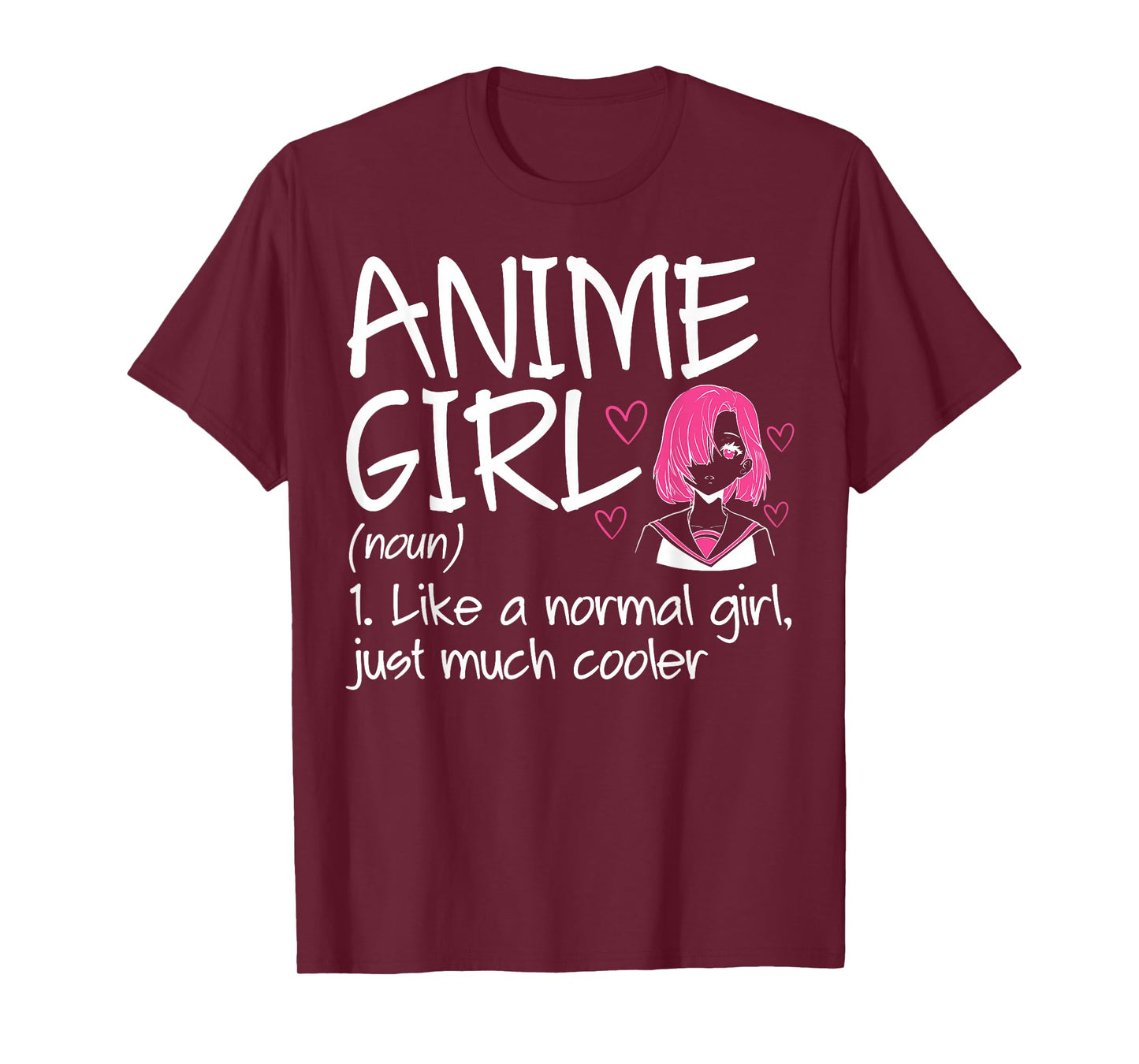 Anime Girl Definition Anime Lovers Merch T-Shirt Small