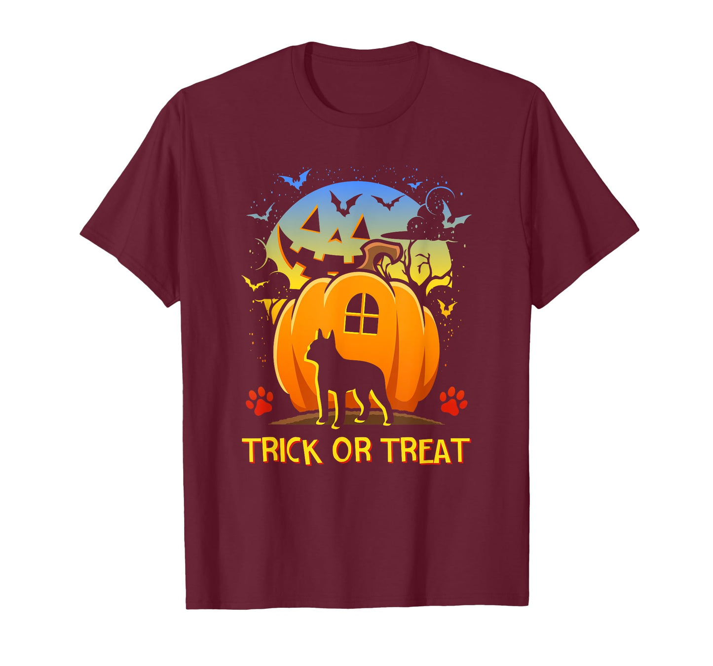 Boston Terrier Happy Halloween Costume Dog Boo Dogs Men Women Kids T-Shirt