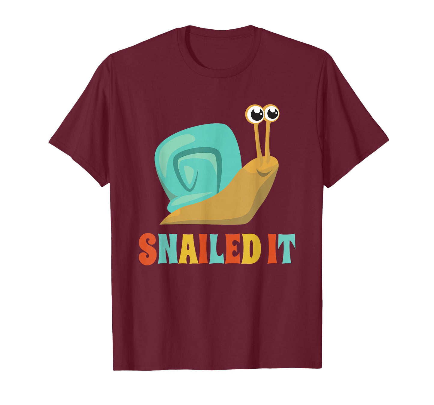 Funny Cute Snail Lover Snails Gift Snailed It T-Shirt