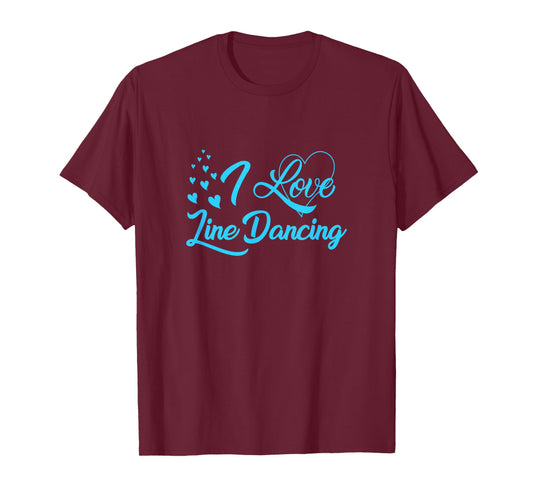 I Love Line Dancing Line Dance T-Shirt