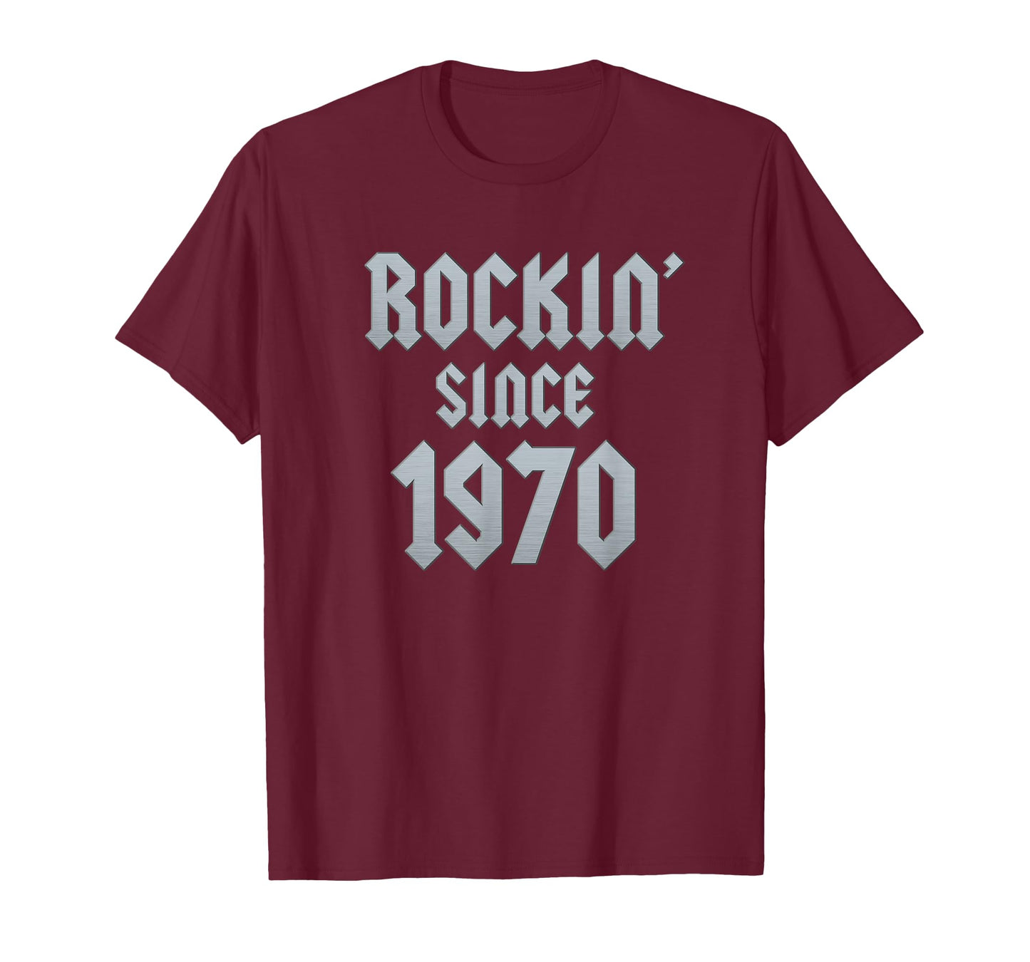 55 Year Old Rockin' Since 1970 55th Birthday T-Shirt